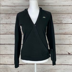 Lacoste Black Wrap Lightweight Jacket size S